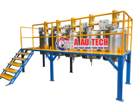 Bồn khuấy sơn sàn thao tác 100-200 lít Tank-11