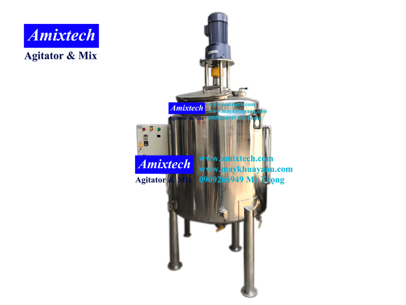 bồn khuấy gia nhiệt thực phẩm 200 lít