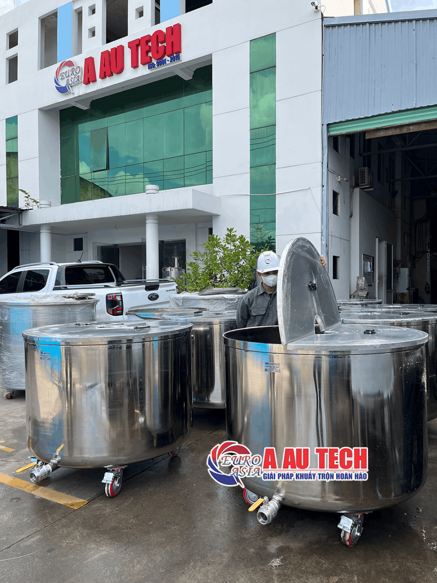 bồn chứa sơn 1000 lít inox 304