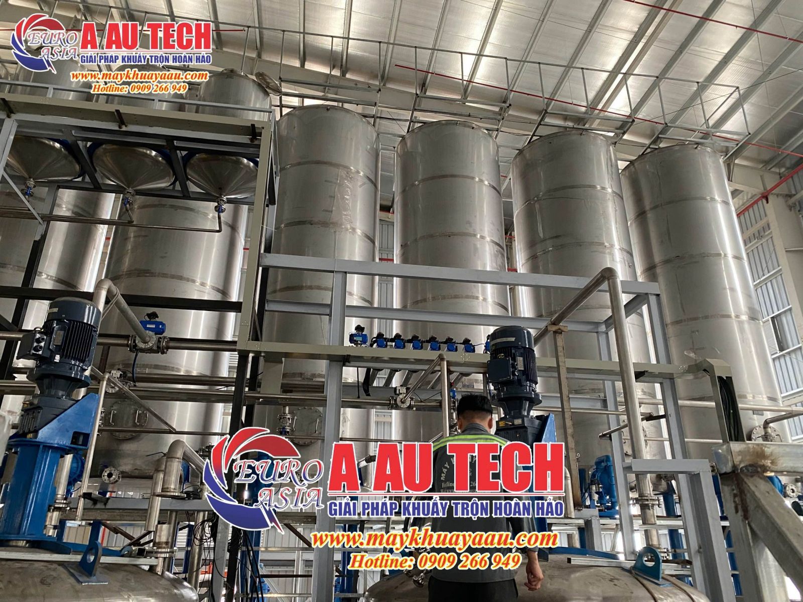 silo chứa sơn công nghiệp