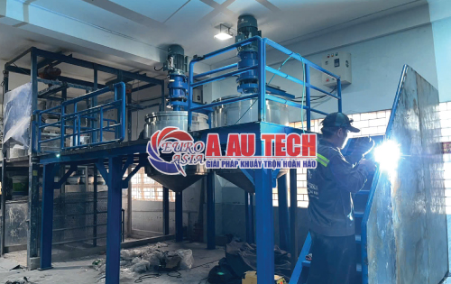 bồn khuấy sơn 1000L