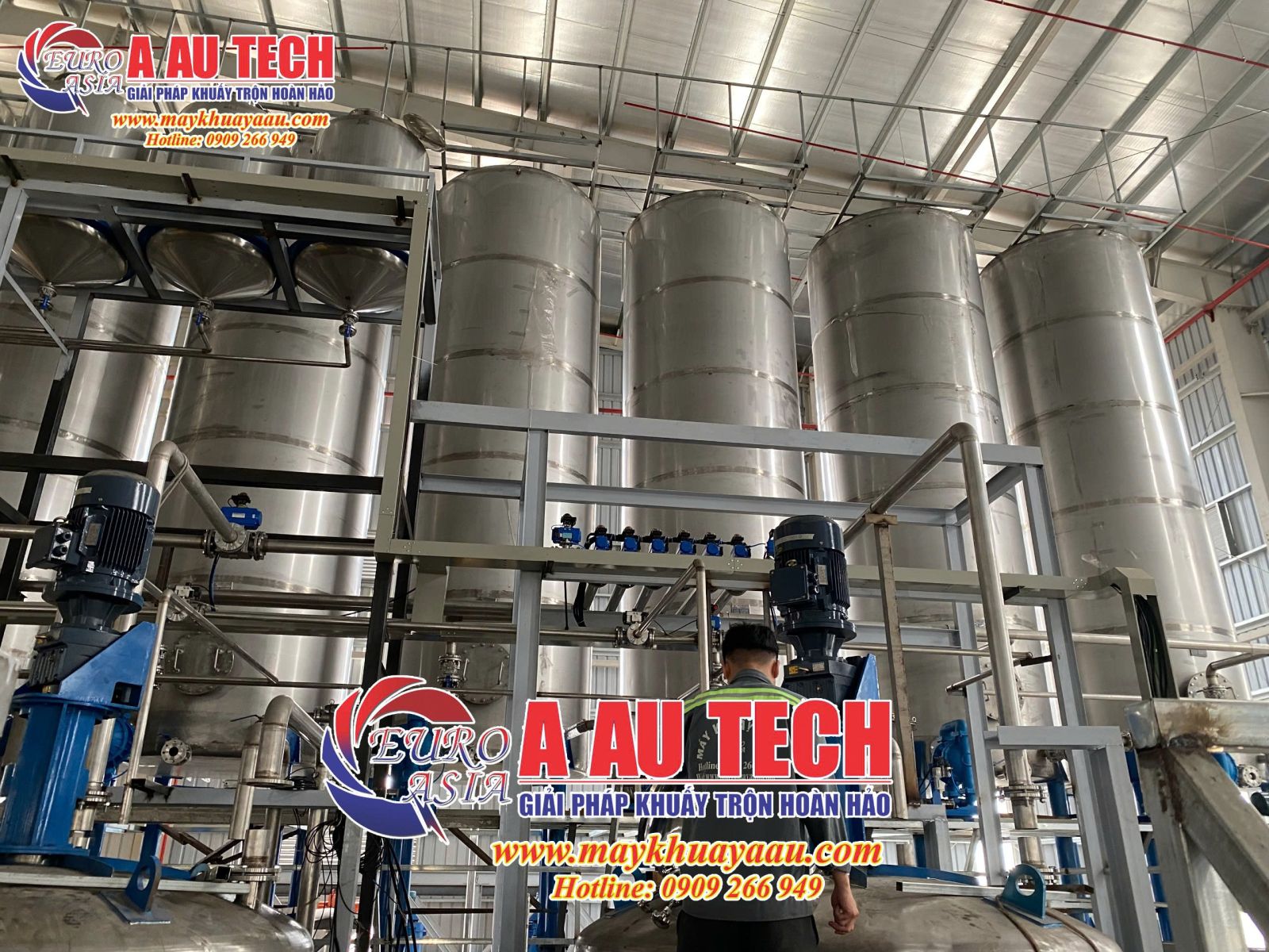 dây chuyền sản xuất sơn