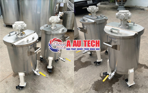 máy khuấy khí nén di chuyển