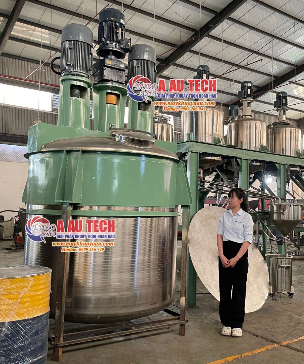 hệ thống sàn thao tác khuấy phụ gia