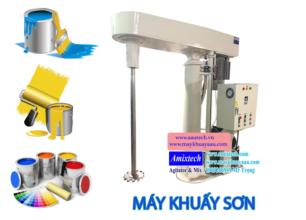 máy khuấy sơn nước tốc độc cao