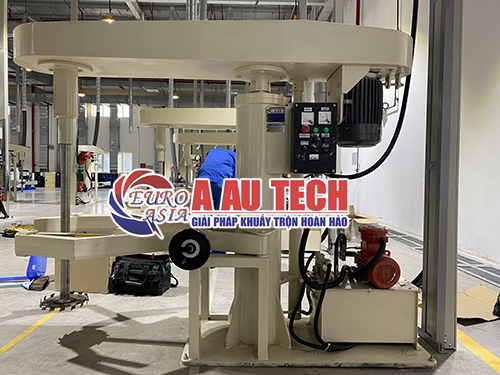 máy khuấy sơn dung môi chống tia lửa điện