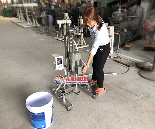 máy khuấy sơn thí nghiệm tay quay