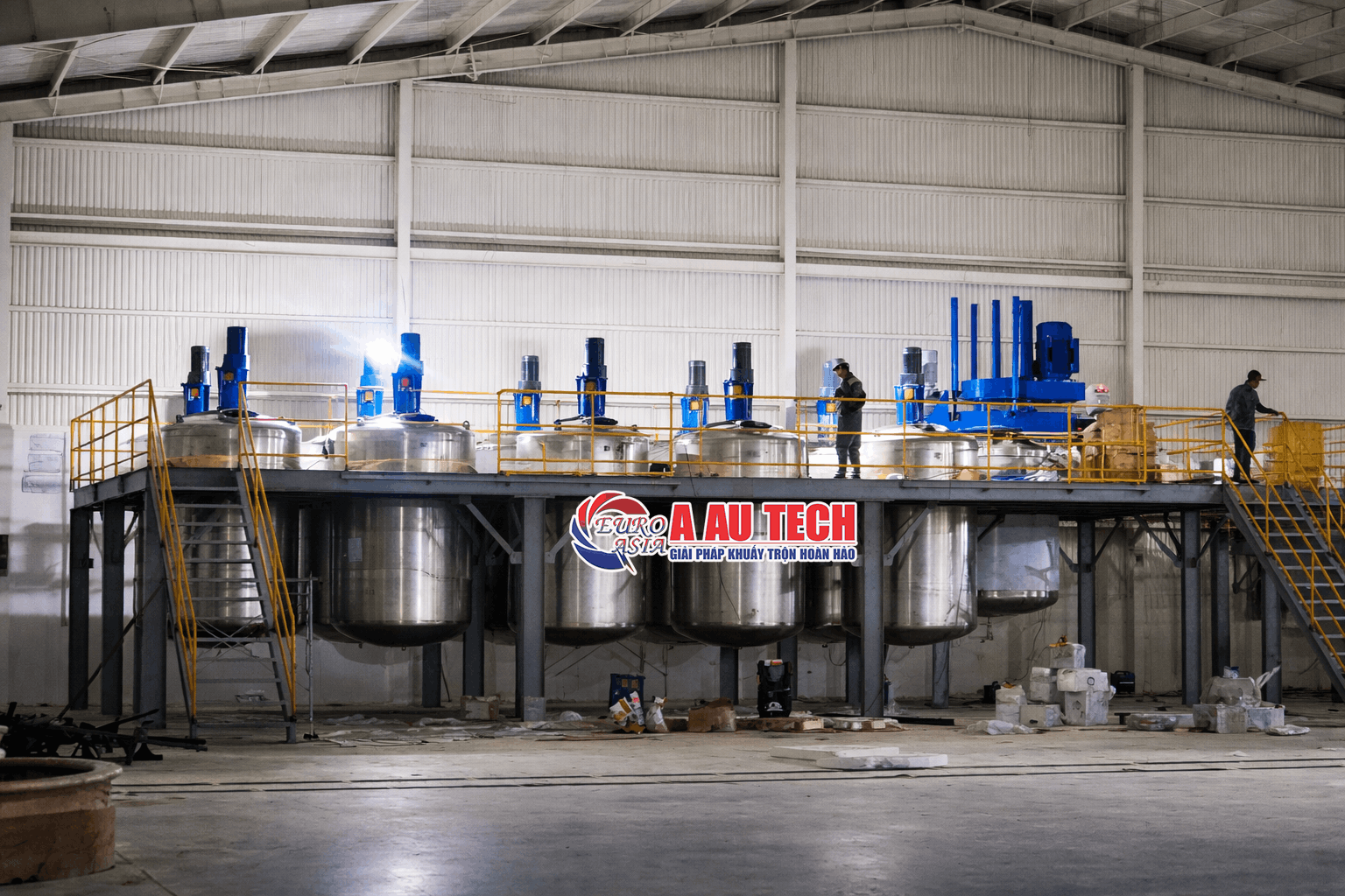 hệ thống sản xuất sơn 5000 lít