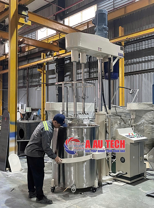 máy khuấy sơn 2 trục