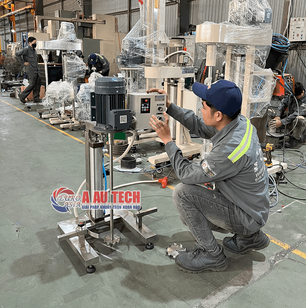 máy khuấy phân tán sơn 20 lít