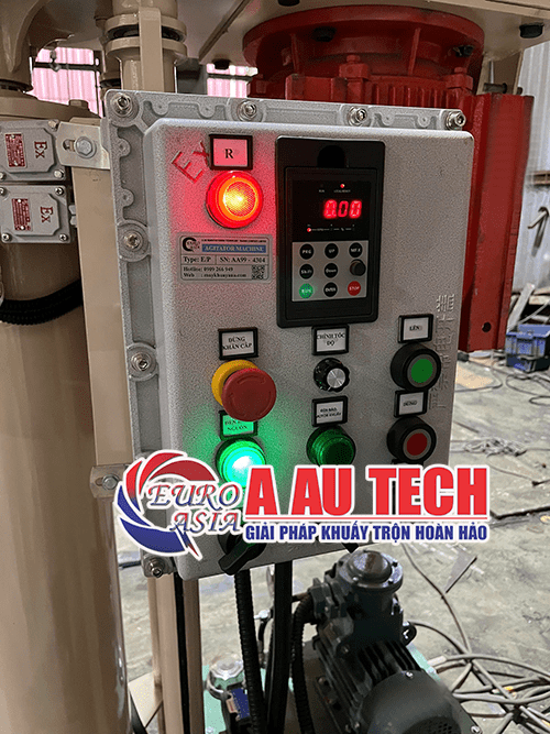 máy khuấy phân tán sơn phòng nổ