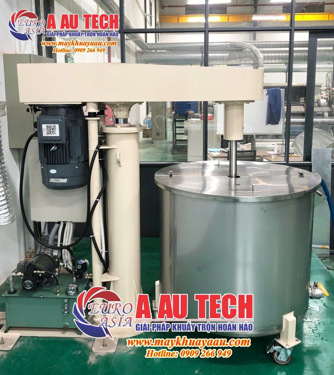 máy khuấy sơn 1000 lít á âu