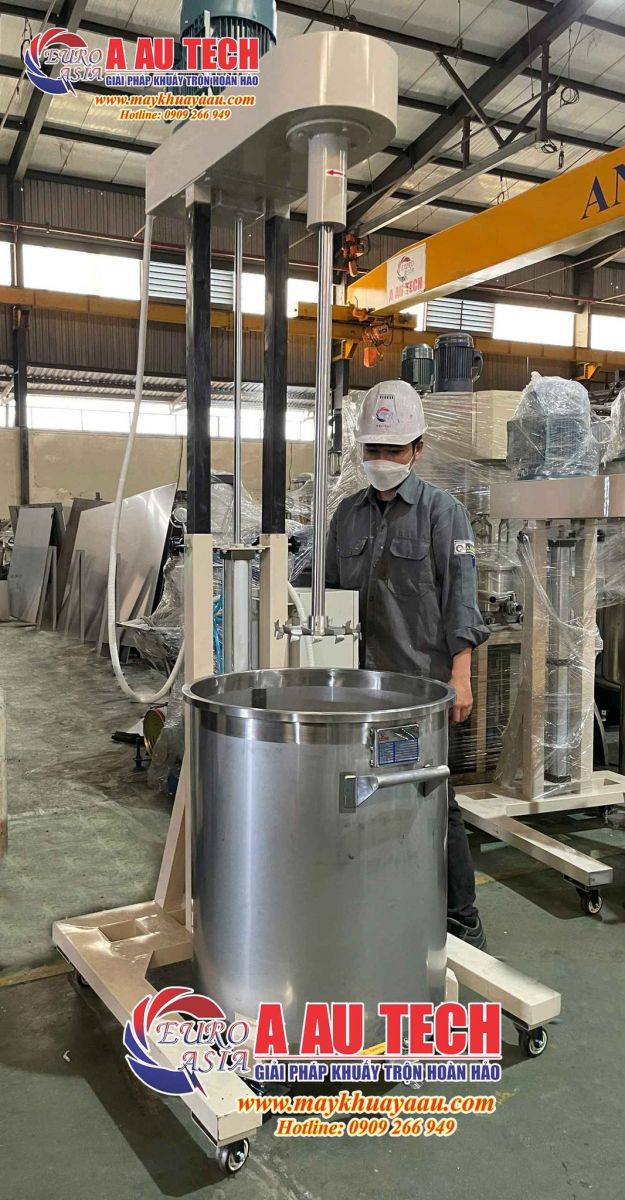máy khuấy sơn nâng khí