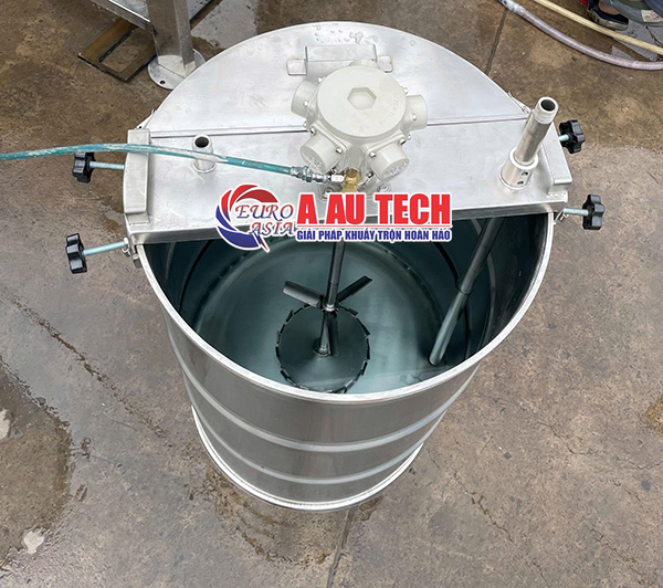 máy khuấy sơn khí nén 200 lít