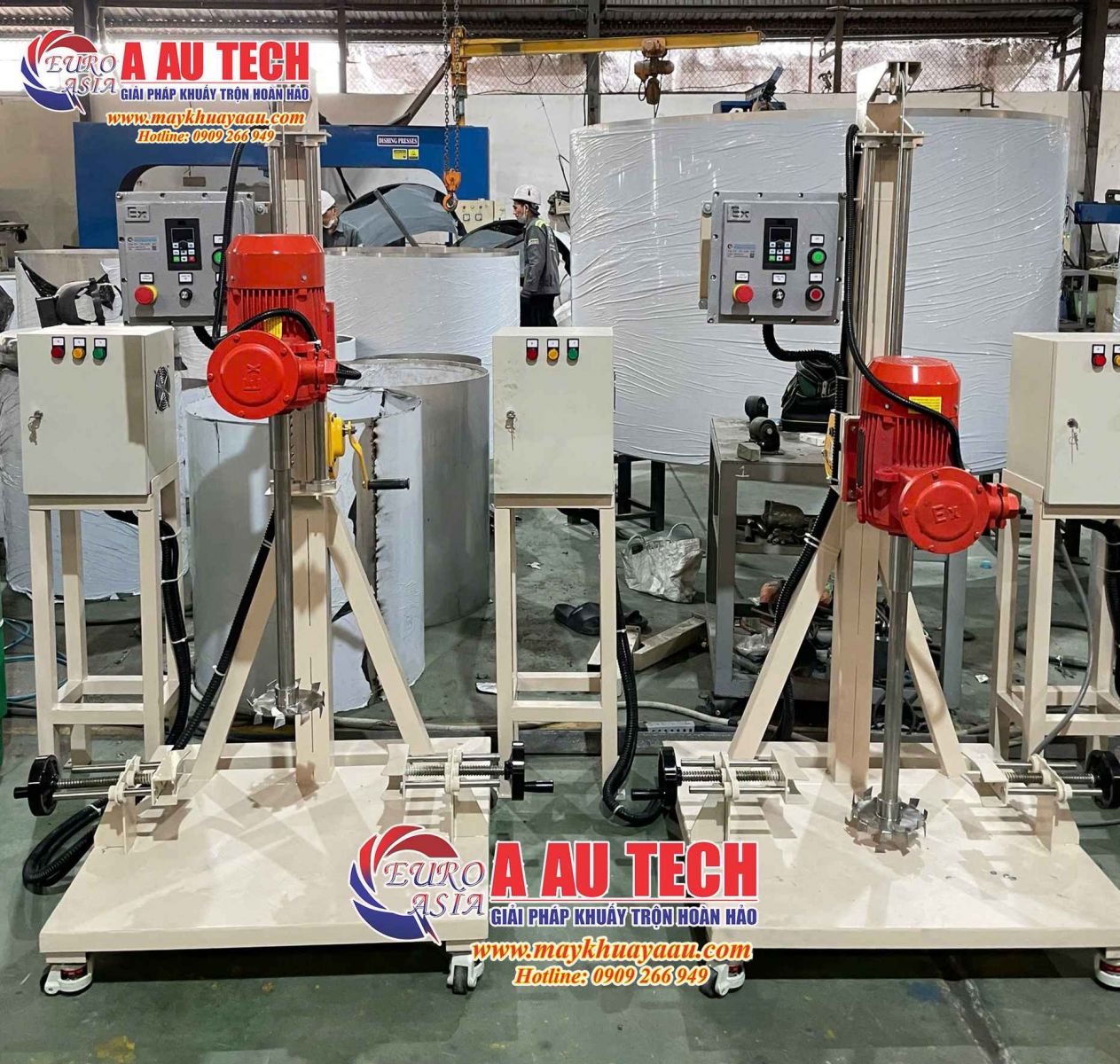 máy khuấy sơn chống cháy nổ 50 lít 2