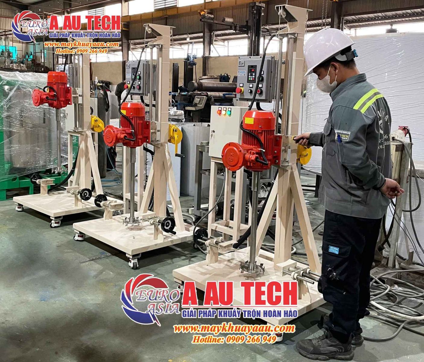 máy khuấy sơn chống cháy nổ