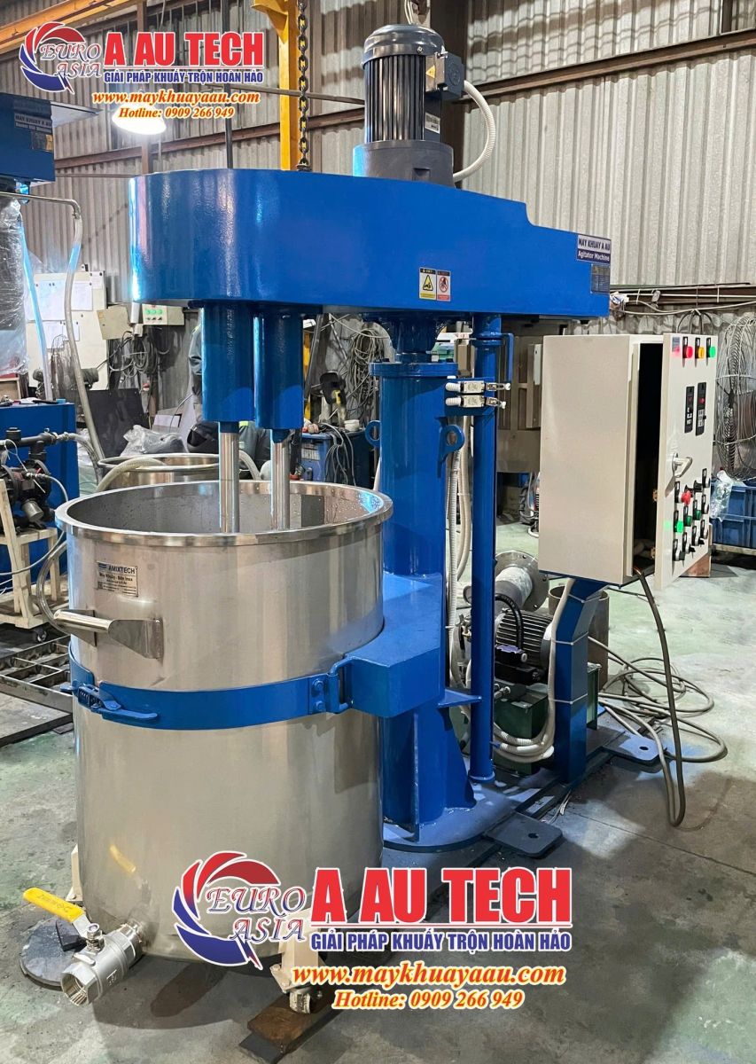 máy khuấy sơn chống thấm 2 trục