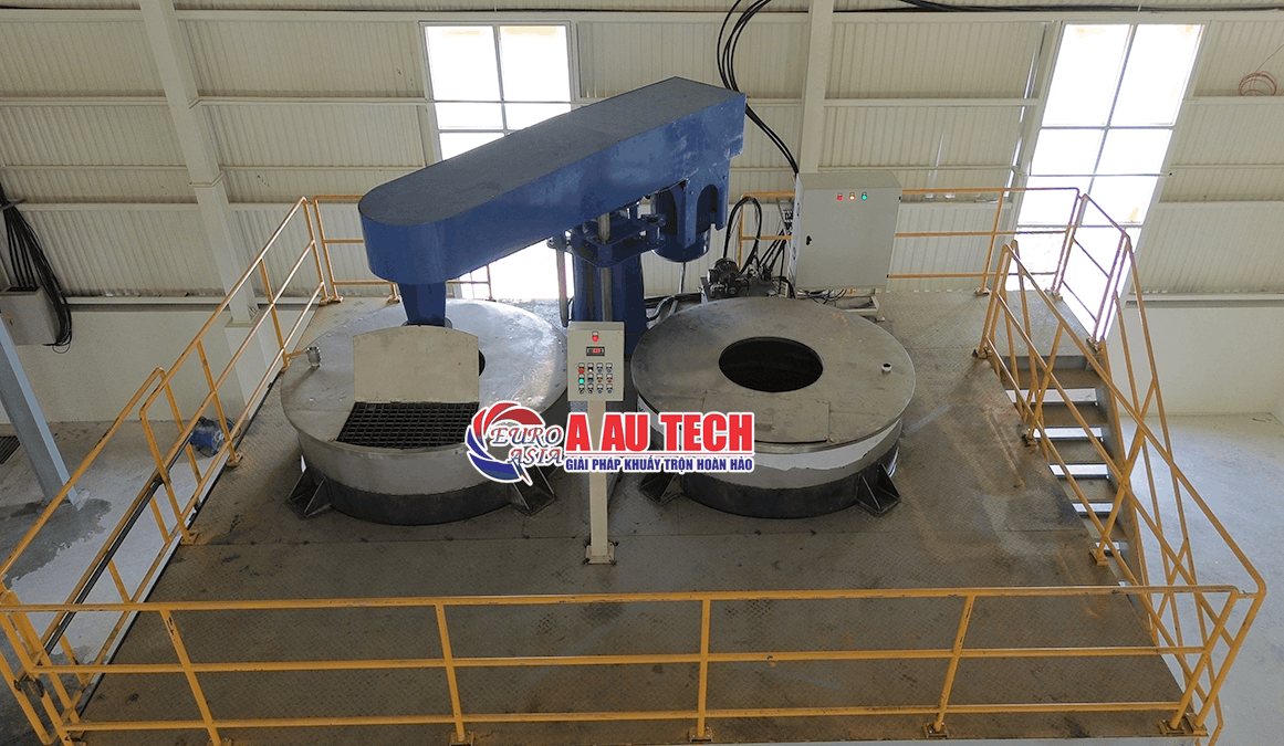 máy khuấy sơn hệ xoay 120hp