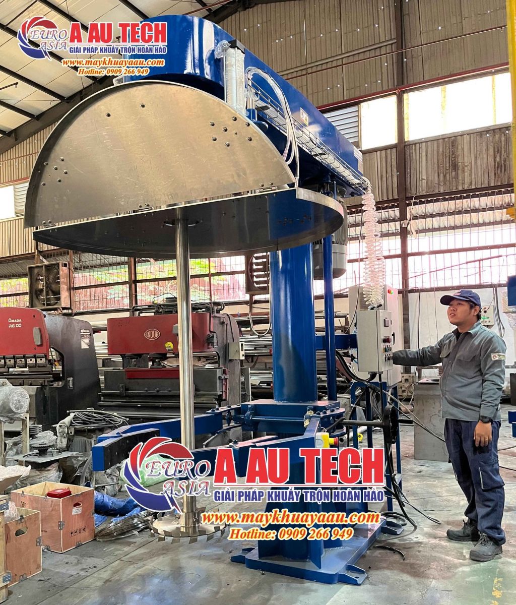 máy khuấy sơn pu
