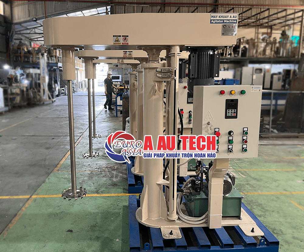 máy khuấy sơn thủy lực 5hp