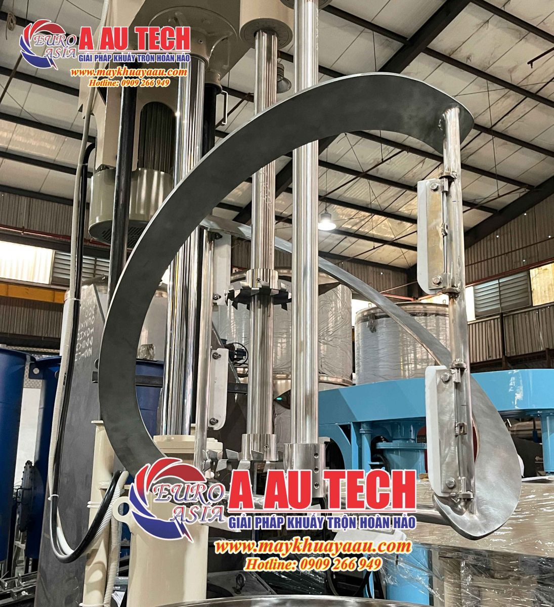Máy khuấy sơn epoxy 2 trục