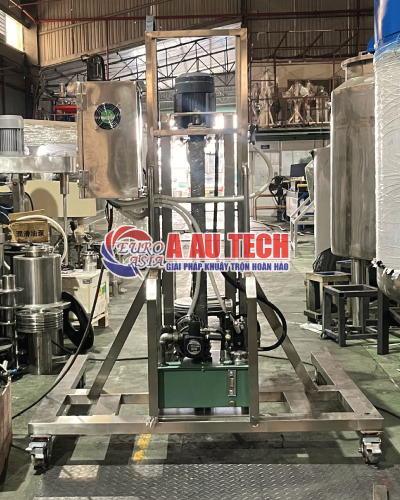 Máy khuấy sơn thùng IBC