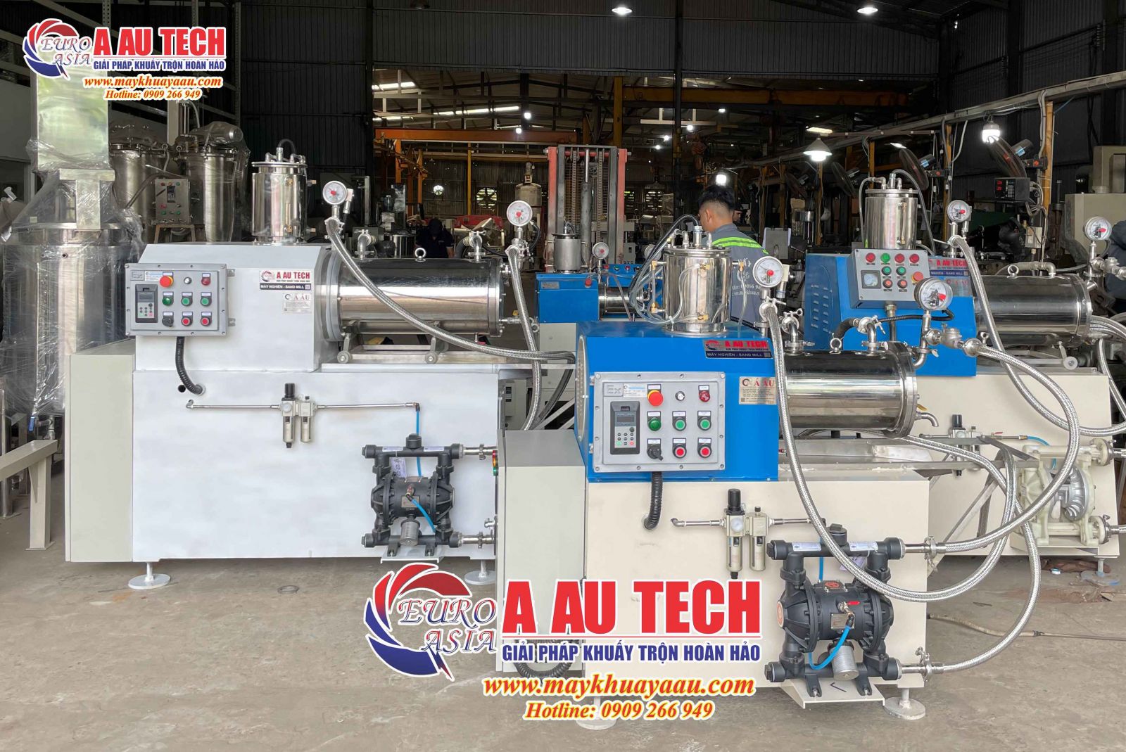 Máy nghiền nằm ngang
