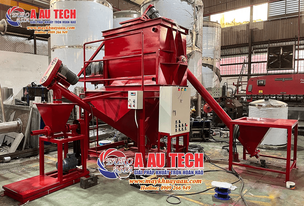 máy trộn bột keo dán gạch 1 tấn