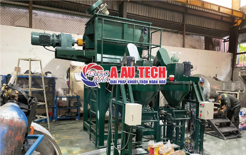 Máy trộn bột xây dựng