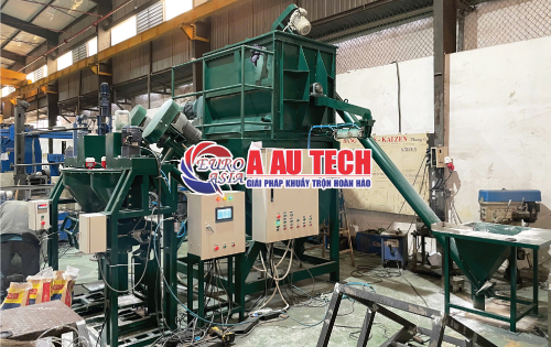 Máy trộn bột xây dựng