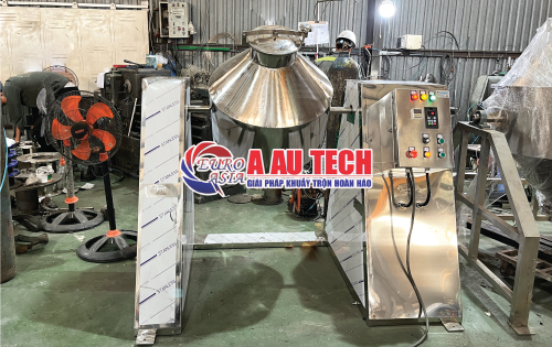 Máy trộn bột hình trống 