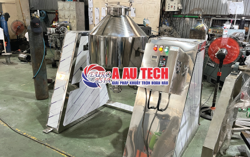 Máy trộn bột hình trống 