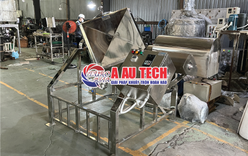 Máy trộn bột lập phương