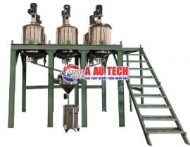 Hệ thống sàn thao tác bồn khuấy phụ gia sơn
