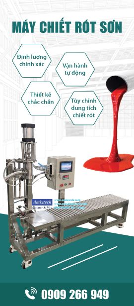 Máy chiếc rót sơn