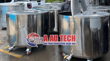 Bồn Chứa Sơn 1000 Lít Inox 304 Giải Pháp Lưu Trữ Sơn An Toàn, Bền Bỉ, Di Chuyển Linh Hoạt