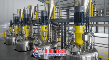 Hệ Thống Bồn Khuấy Sơn Tự Động Cho Dây Chuyền Sản Xuất Hiện Đại