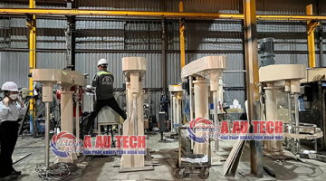 Máy khuấy sơn phòng nổ 30hp giải pháp an toàn và hiệu quả cho nhà máy sản xuất sơn, mực in, hóa chất