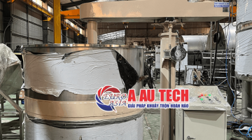 Máy khuấy sơn xoay đầu 2000 lít Giải pháp khuấy trộn công suất lớn cho nhà máy sản xuất sơn hiện đại