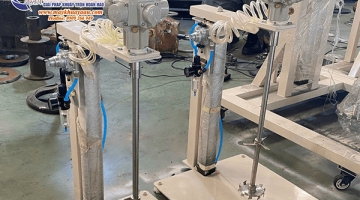 Máy khuấy trộn sơn thùng 20 lít chống cháy nổ giải pháp an toàn cho sản xuất sơn dung môi