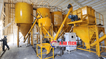 Hệ Thống Máy Trộn Xi Măng 2 Tầng Kèm Silo Chứa Giải Pháp Tối Ưu Cho Sản Xuất Vật Liệu Xây Dựng