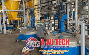 Hoàn tất dự án hệ thống máy khuấy sơn, bồn khuấy inox và silo chứa công nghiệp cho nhà máy sản xuất 