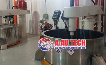 Hệ thống máy khuấy sơn dầu phòng nổ tại nhà máy Bắc Ninh-Giải pháp an toàn cho sản xuất sơn dung môi