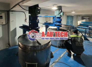 Lưu ý khi gia công bồn khuấy sơn 1000L lắp sàn thao tác theo yêu cầu