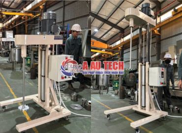 Khám phá ưu điểm máy khuấy sơn 200 lít nâng hạ khí nén