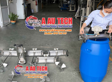 Máy khuấy gá ngang thùng phuy Giải pháp khuấy trộn hiệu quả cho thùng phuy 100-200 lít