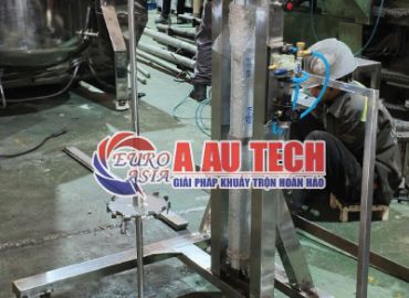 Máy Khuấy Khí Nén 200 Lít Ứng Dụng Trong Ngành Sơn