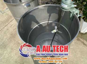 Máy khuấy sơn khí nén kẹp miệng thùng phuy 200 lít giải pháp khuấy trộn sơn an toàn và hiệu quả