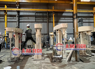 Máy khuấy sơn phòng nổ 30hp giải pháp an toàn và hiệu quả cho nhà máy sản xuất sơn, mực in, hóa chất