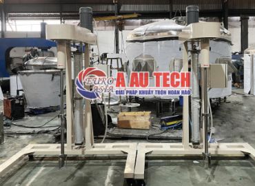 Máy khuấy IBC nâng khí ứng dụng trong ngành sơn và hóa chất